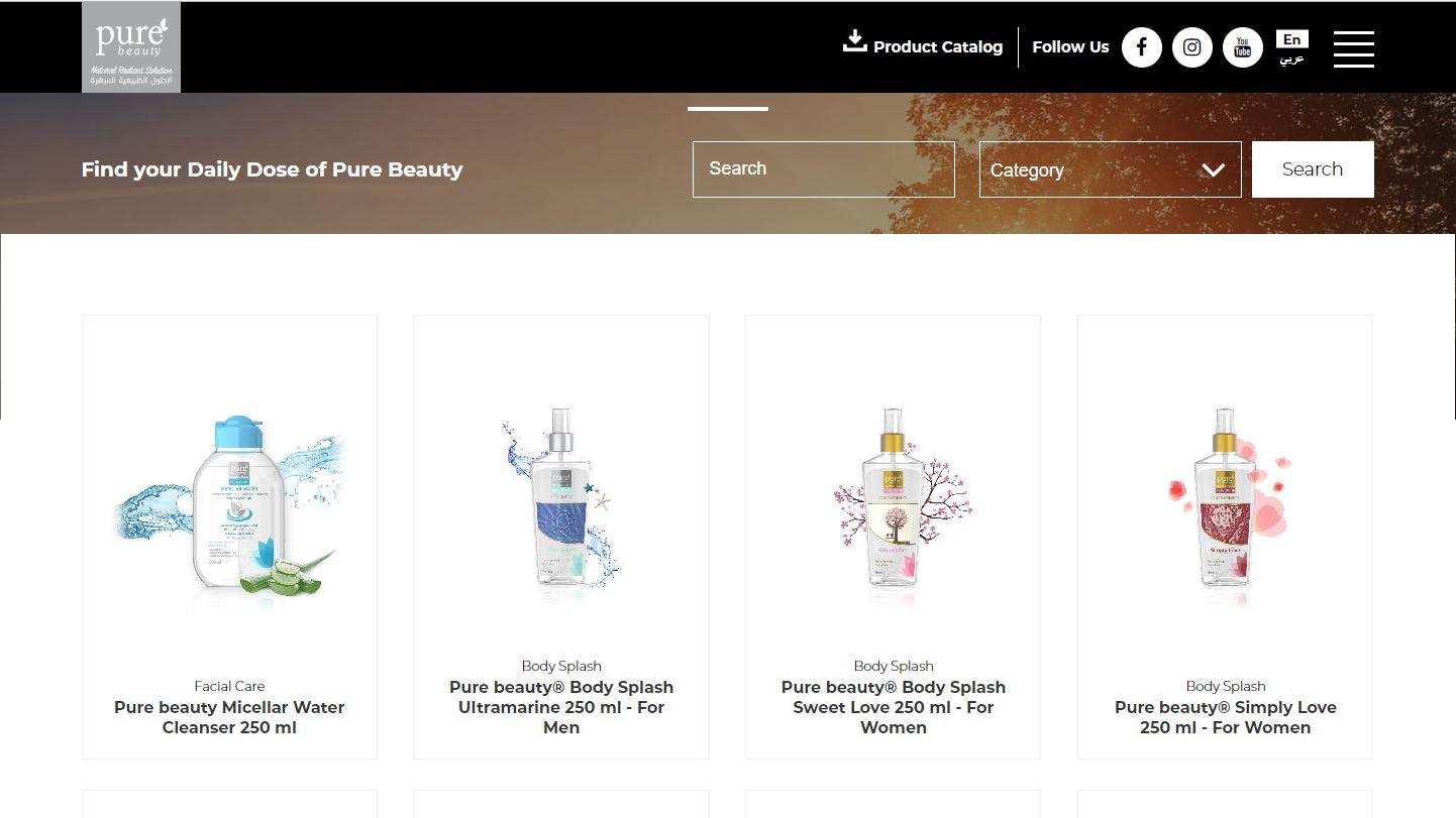 Pure Beauty Launched Its New Website